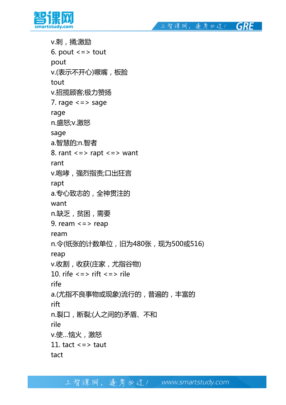 再要你命三千：140个GRE易错单词总结_第3页