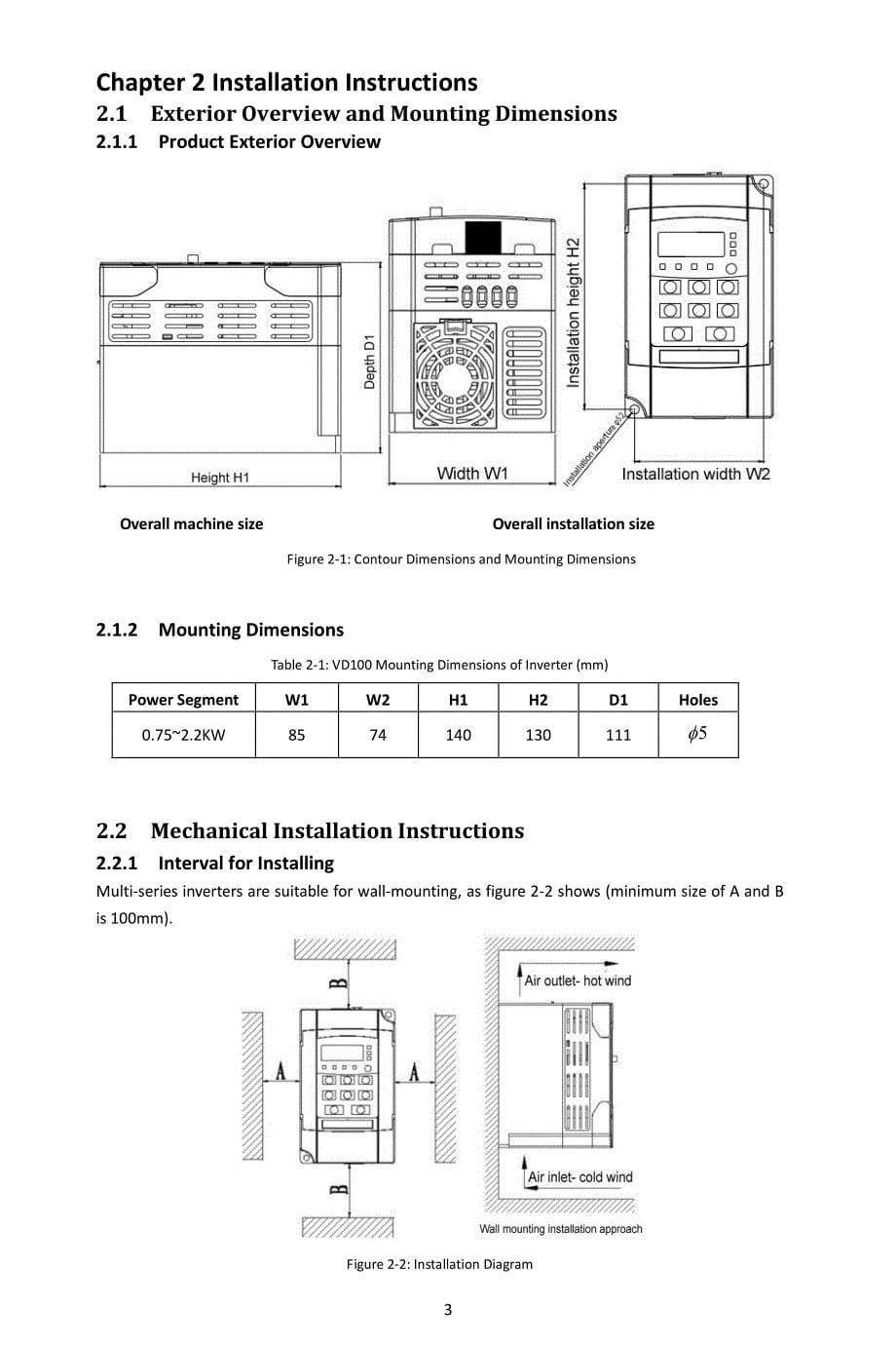 日鼎VD100变频器简易说明书英文版_第5页