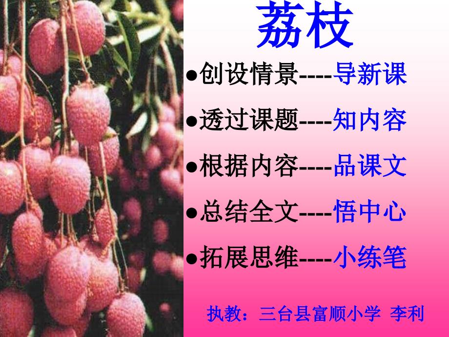 六年级语文荔枝课件_第1页