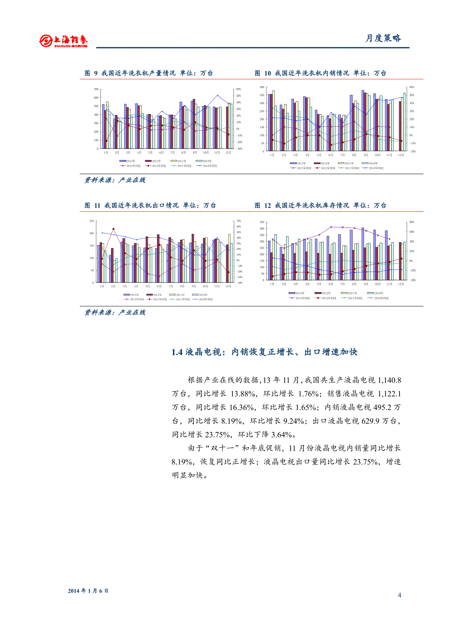 家电行业：投资策略-家电内销增长稳定_第4页