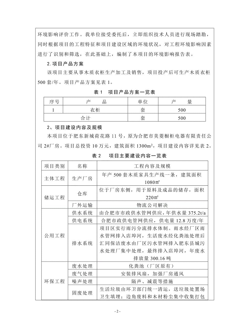 尊柜家具有限公司家具生产项目环境影响报告表_第3页