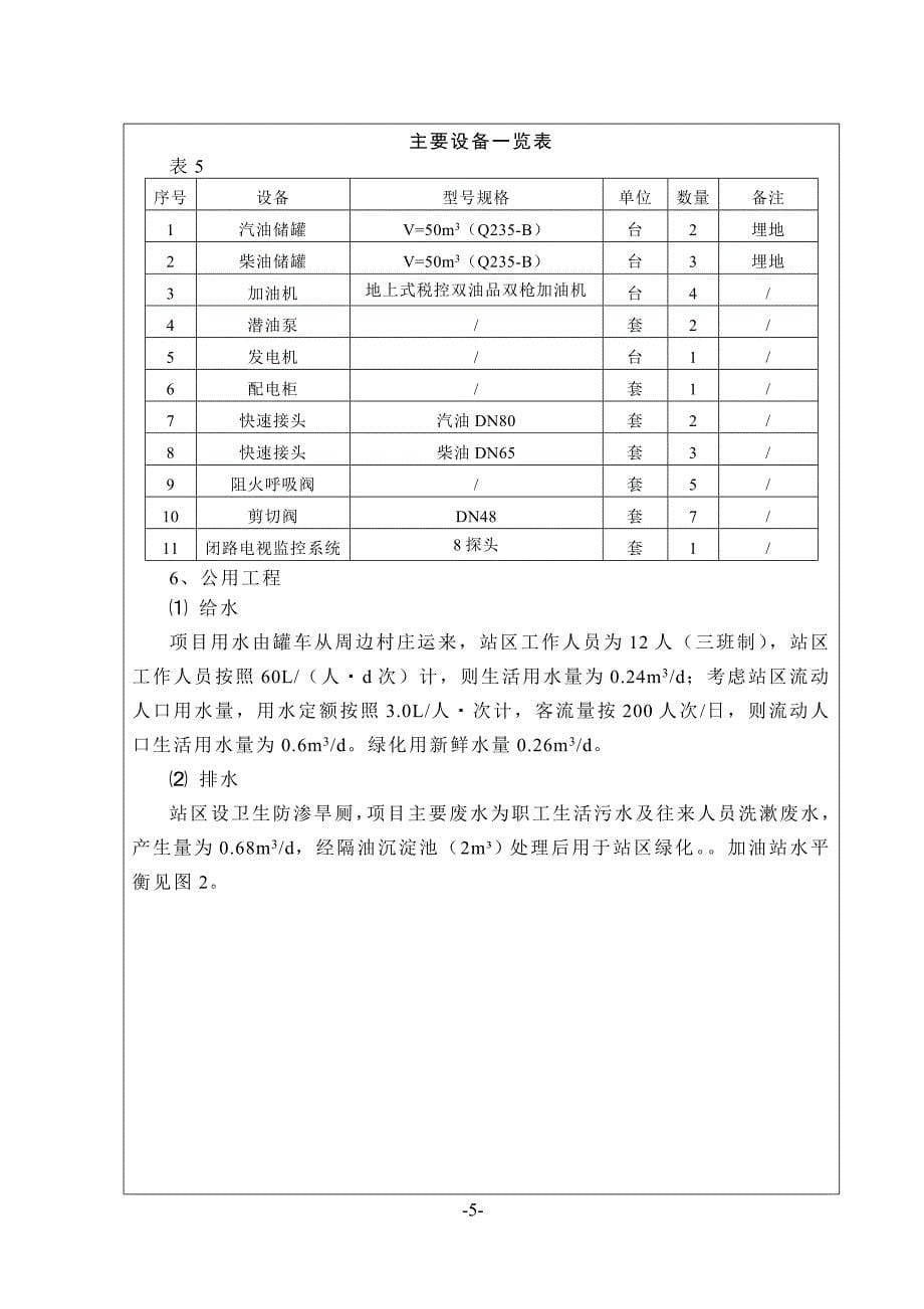 新建加油站项目环评报告表_第5页