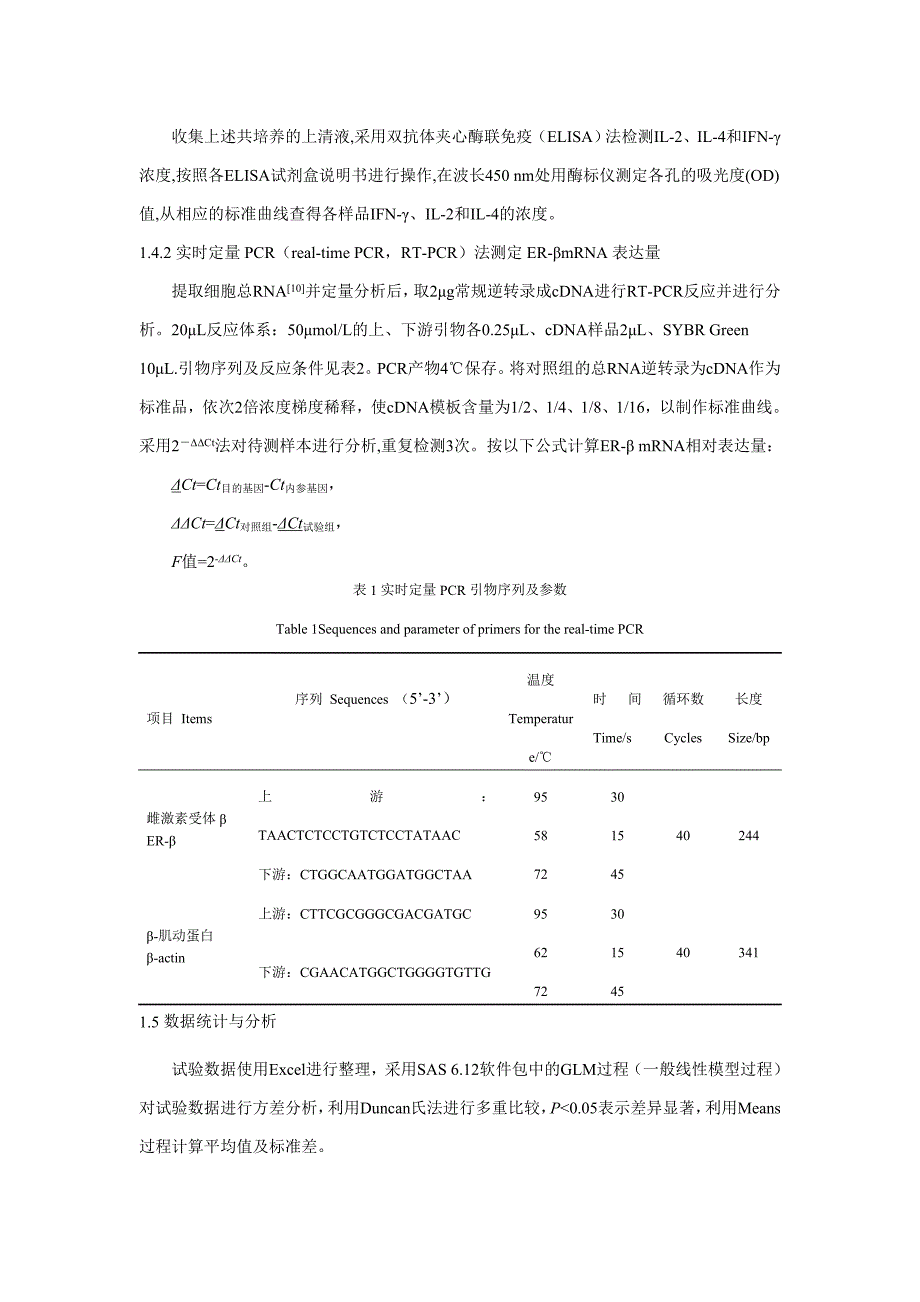 大豆异黄酮对奶牛肠系淋巴结和脾脏淋巴细胞白介素2、干扰_第4页