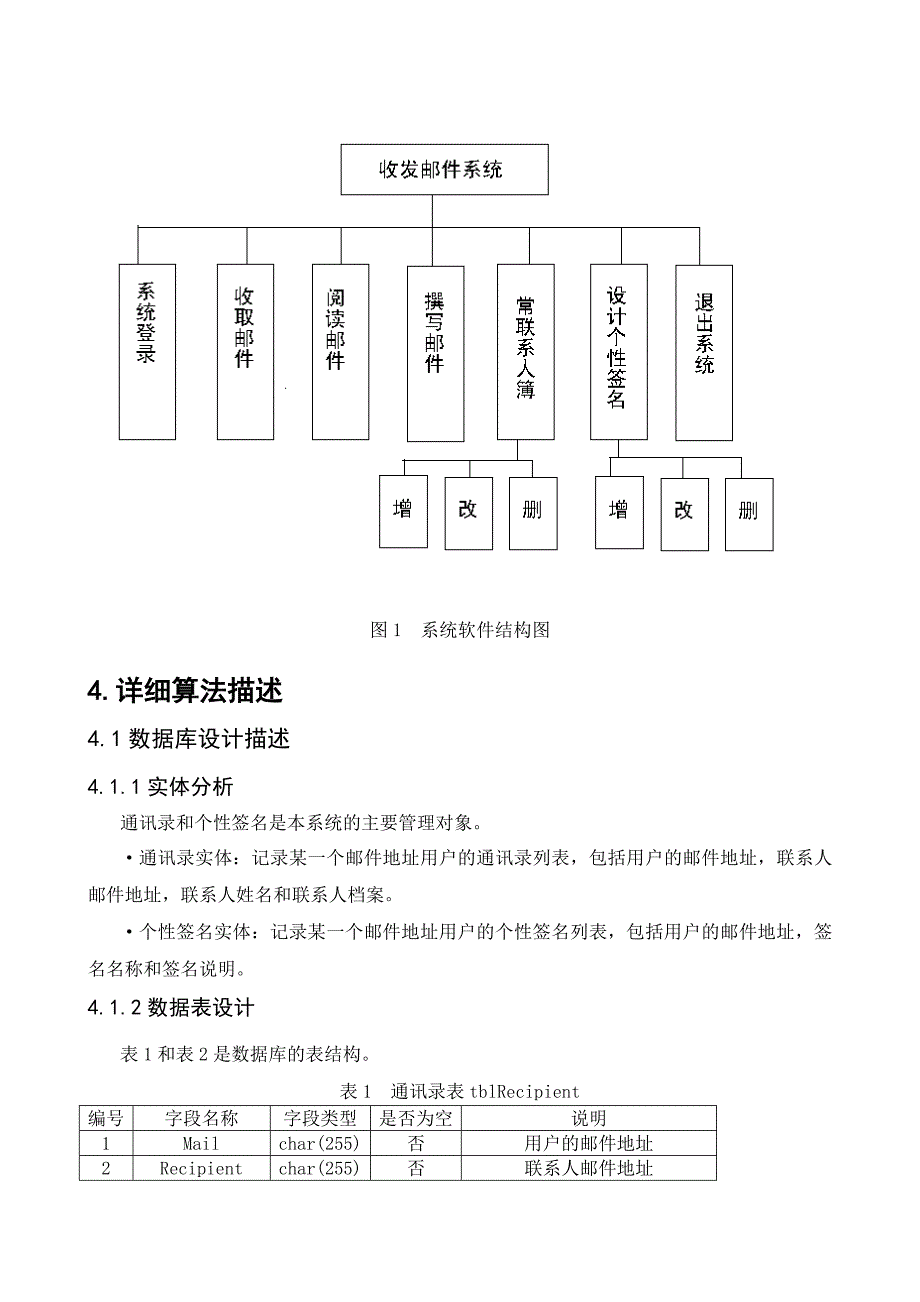 课程设计（论文）-实现收发无附件的邮件_第4页