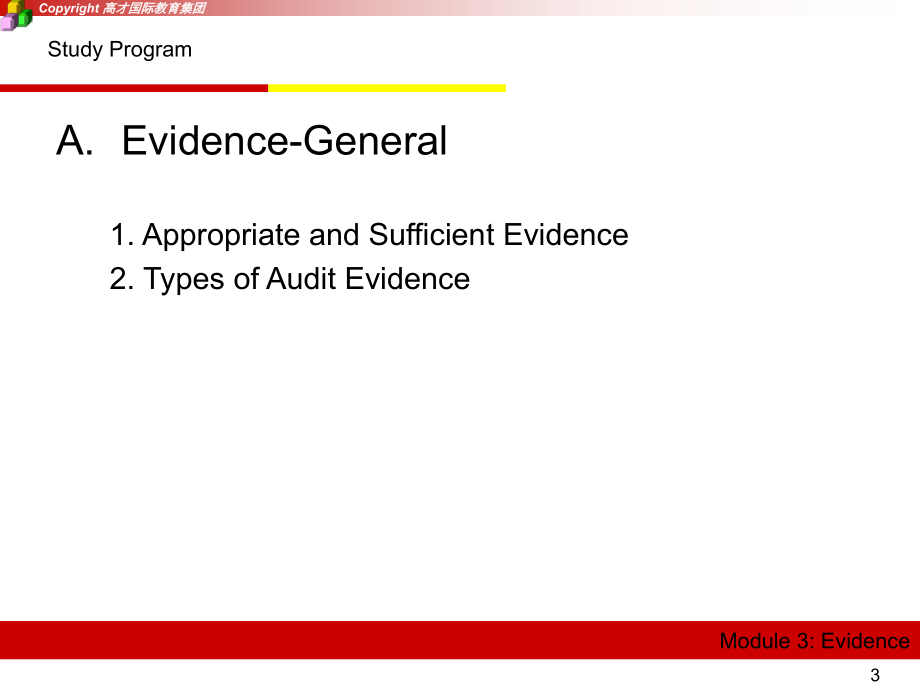 cpa exam review  auditing & attestation module3 evidence_第3页