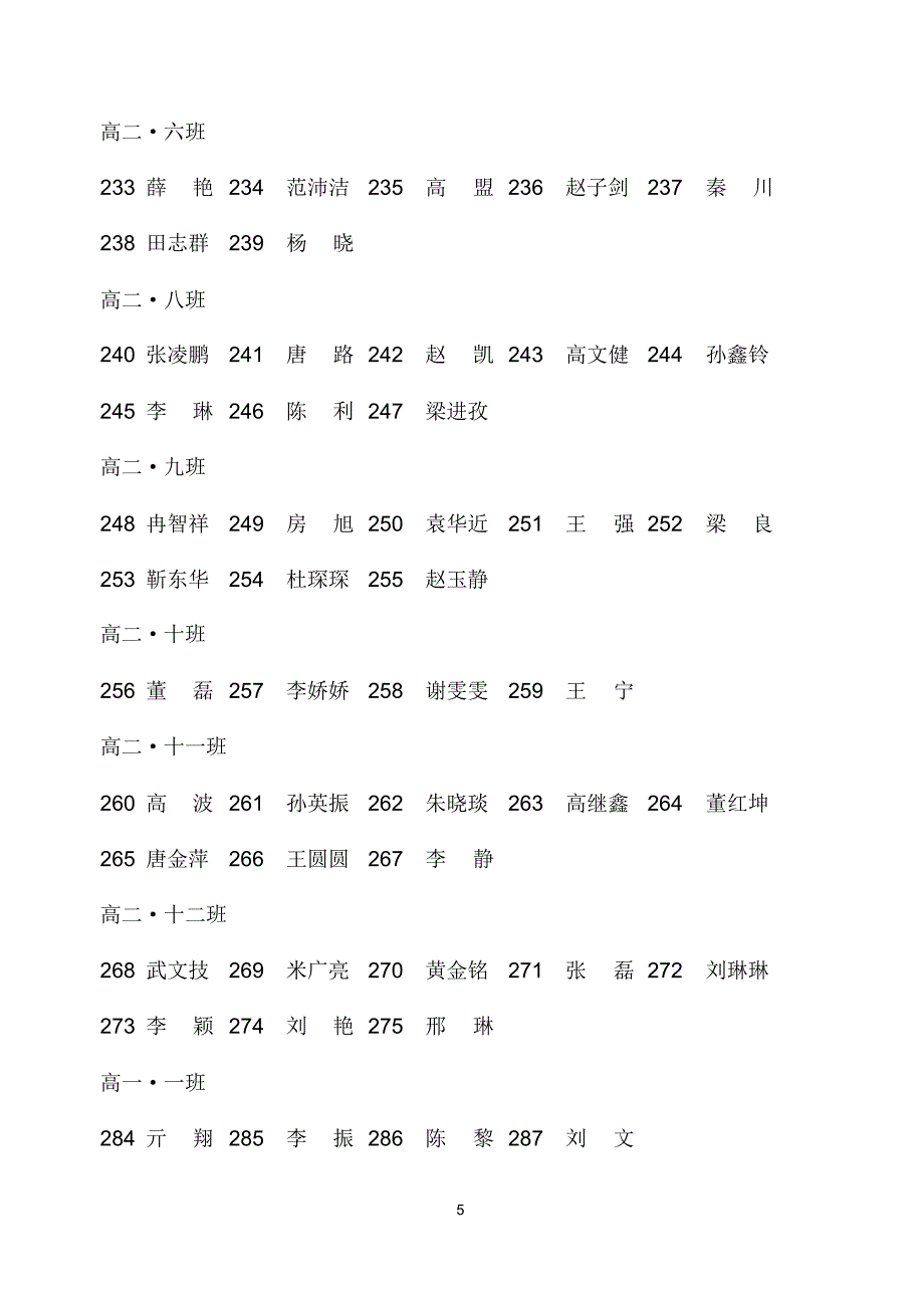 运动员号码对照表_第2页