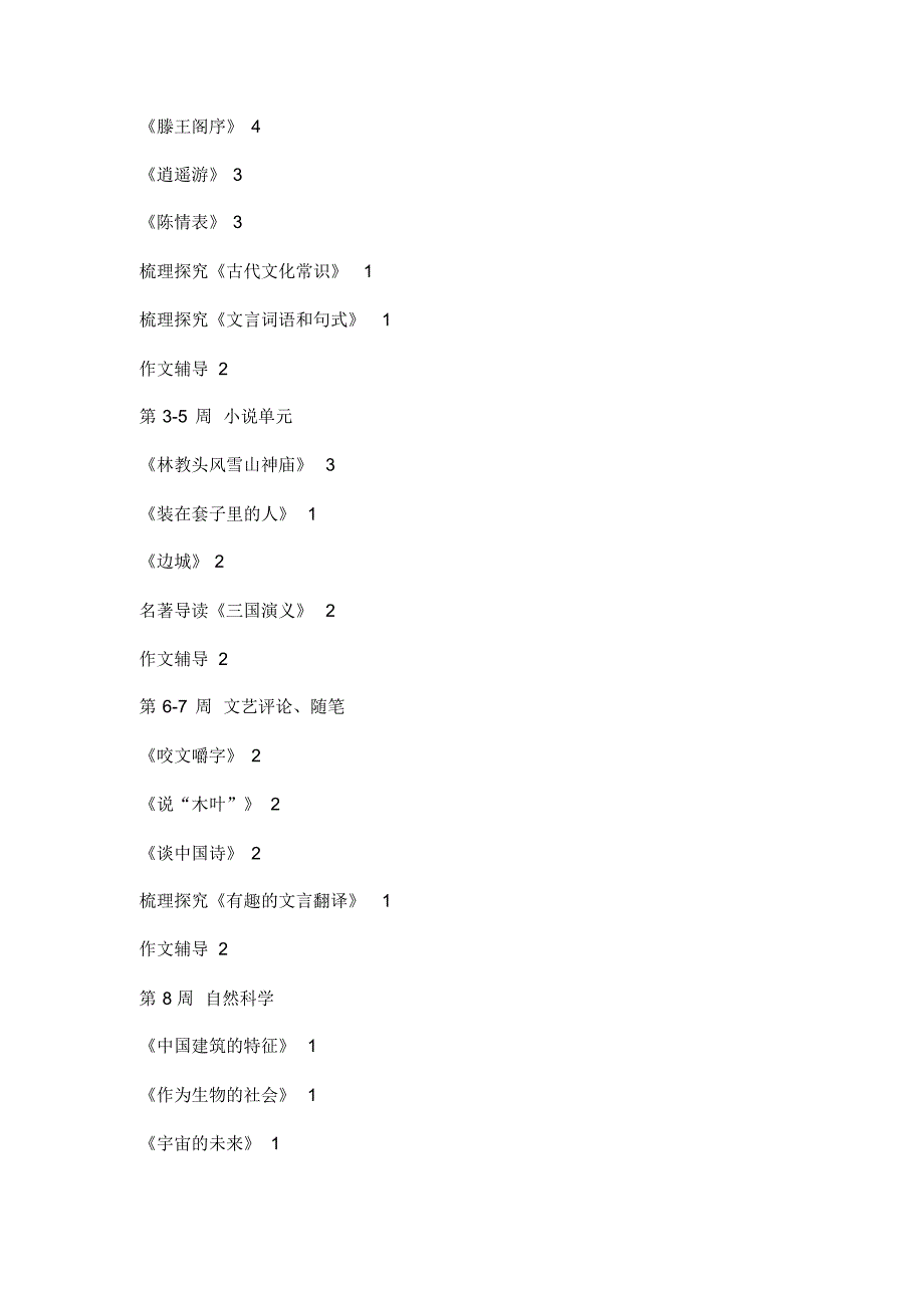 高二下语文教学计划_第4页