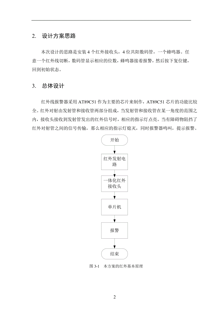 单片机课程设计（论文）-红外线警报器设计_第4页