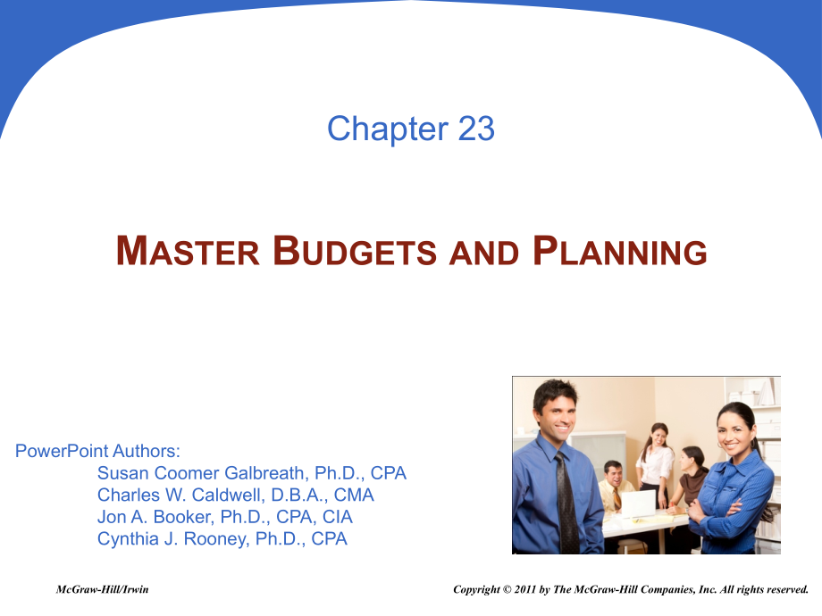 master budgets and planning_第1页