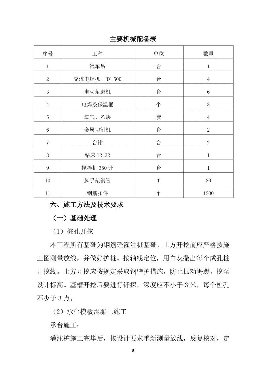 平朔安家岭铁路专用线环线跨线天桥工程施工方案_第5页