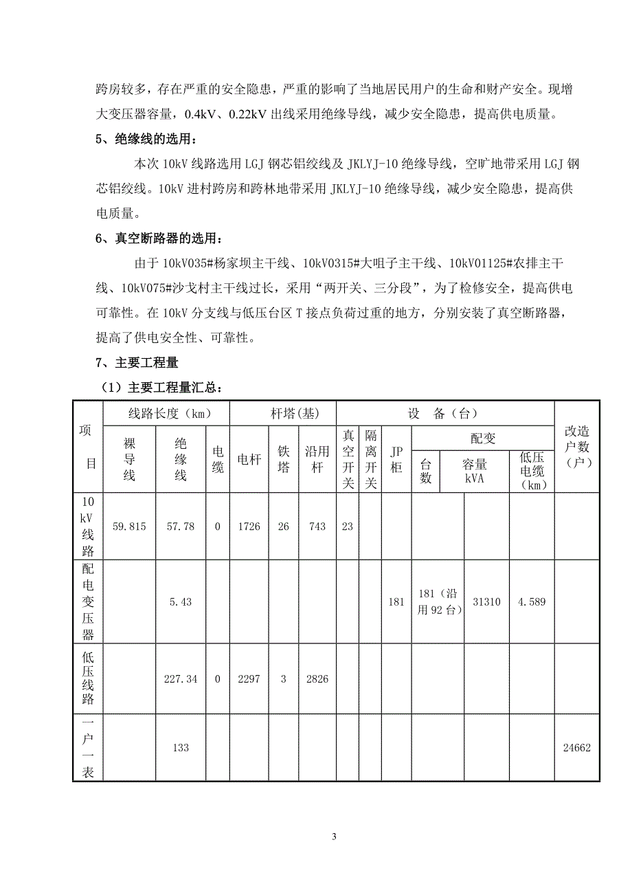 陆良2012年农网10kVA及以下项目设计说明书_第3页