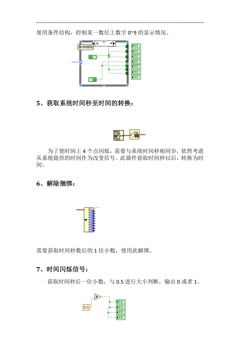 基于LabVIEW的数字时钟课程设计_第4页