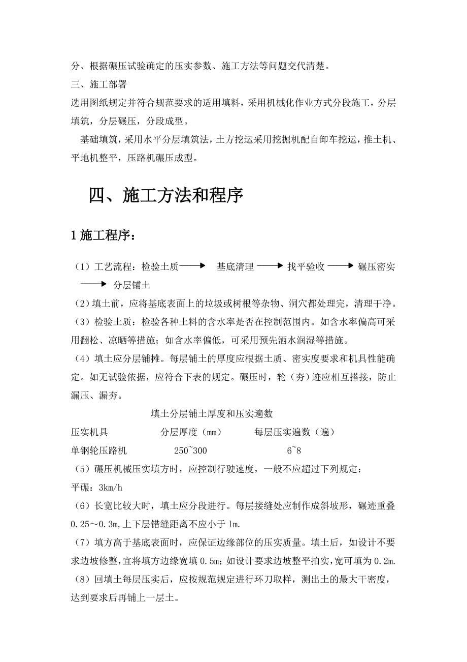 九江市市民服务中心主楼工程土方回填施工_第5页
