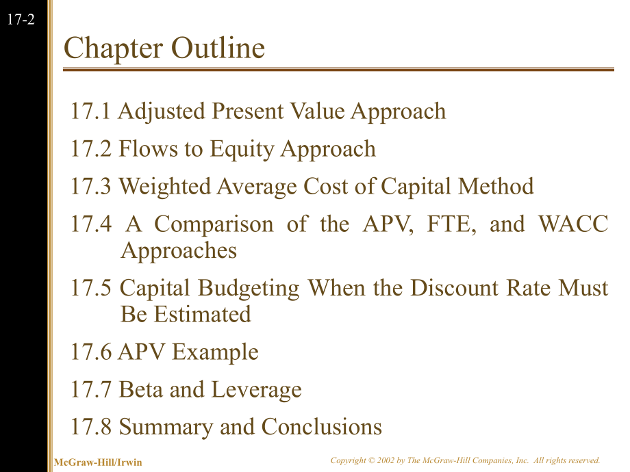 Capital Budgeting for the Levered Firm_第3页