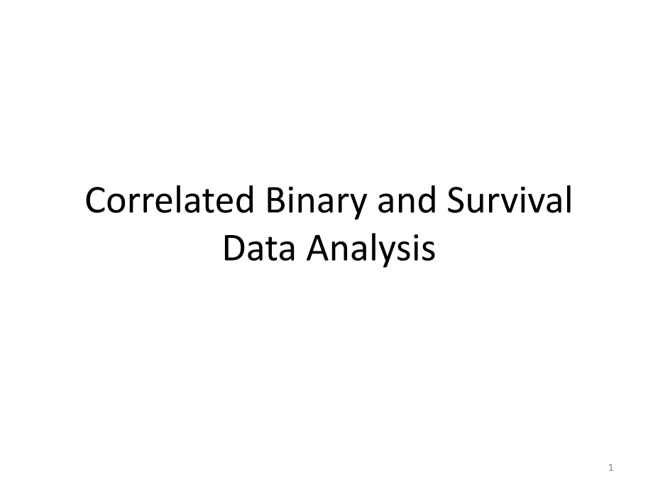 correlated binary and survival data analysis_第1页