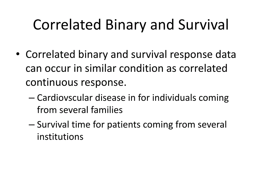 correlated binary and survival data analysis_第2页