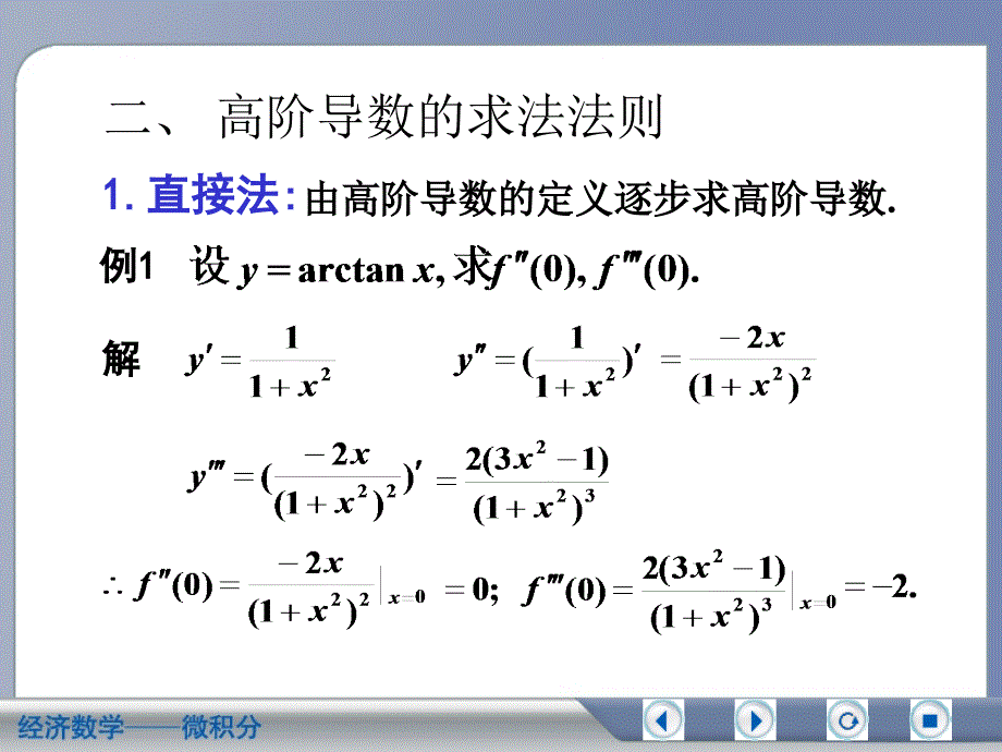 经济数学微积分高阶导数_第4页