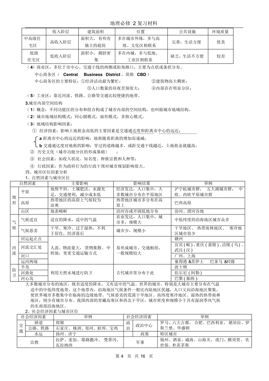 高中地理必修2知识点(2017整理)_第4页