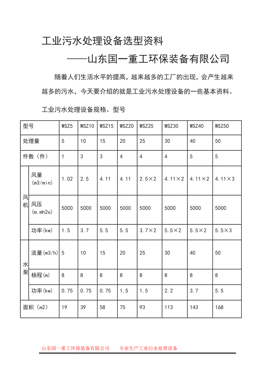 工业污水处理设备工作原理及小型工业废水处理设备操作说明书_第1页