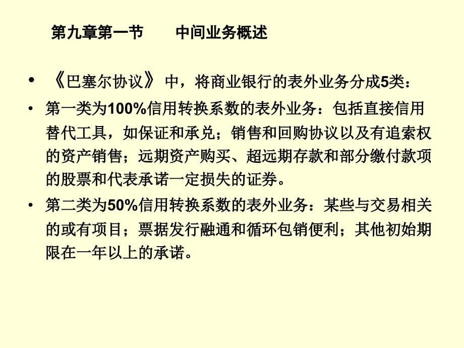 商业银行中间业务与管理_第5页