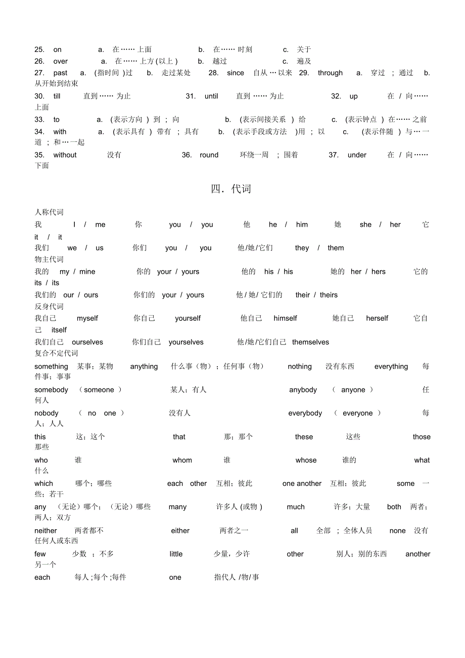 骨灰级中考英语单词表(必备)_第2页