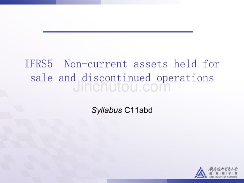 non-current assets held for sale and discontinued operations_第1页