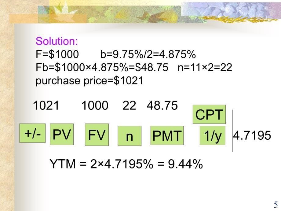 yield to maturity on an interest payment date_第5页