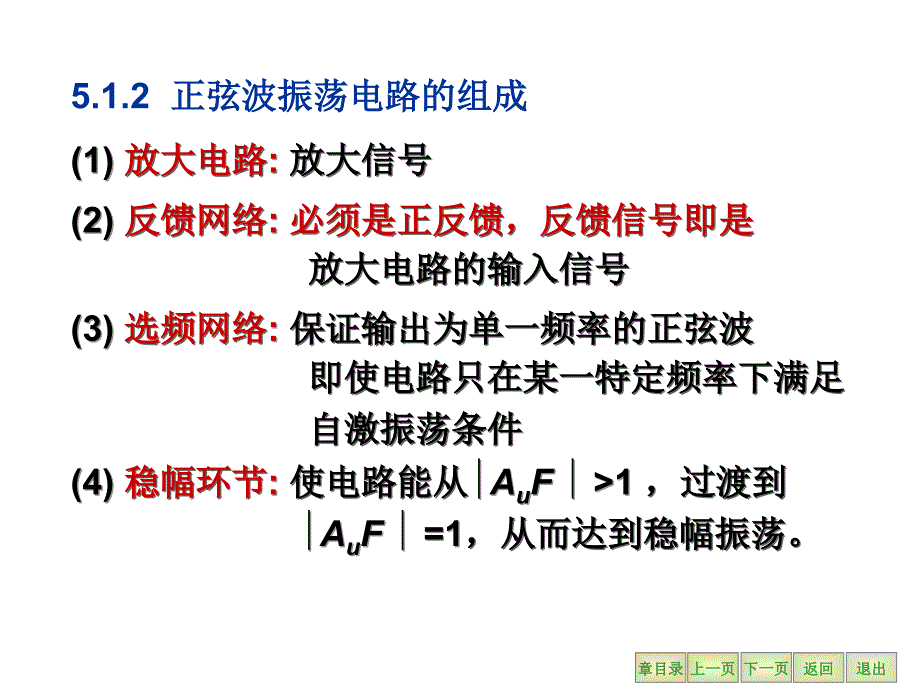 第五章正弦波振荡电路5.1产生正弦波振荡的条件_第3页