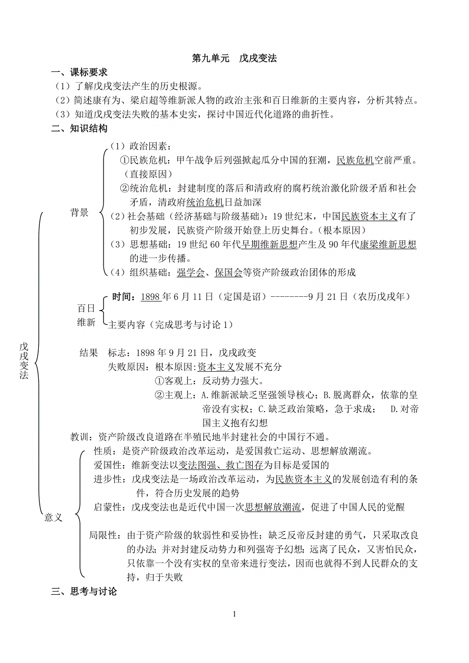 第九单元戊戌变法_第1页
