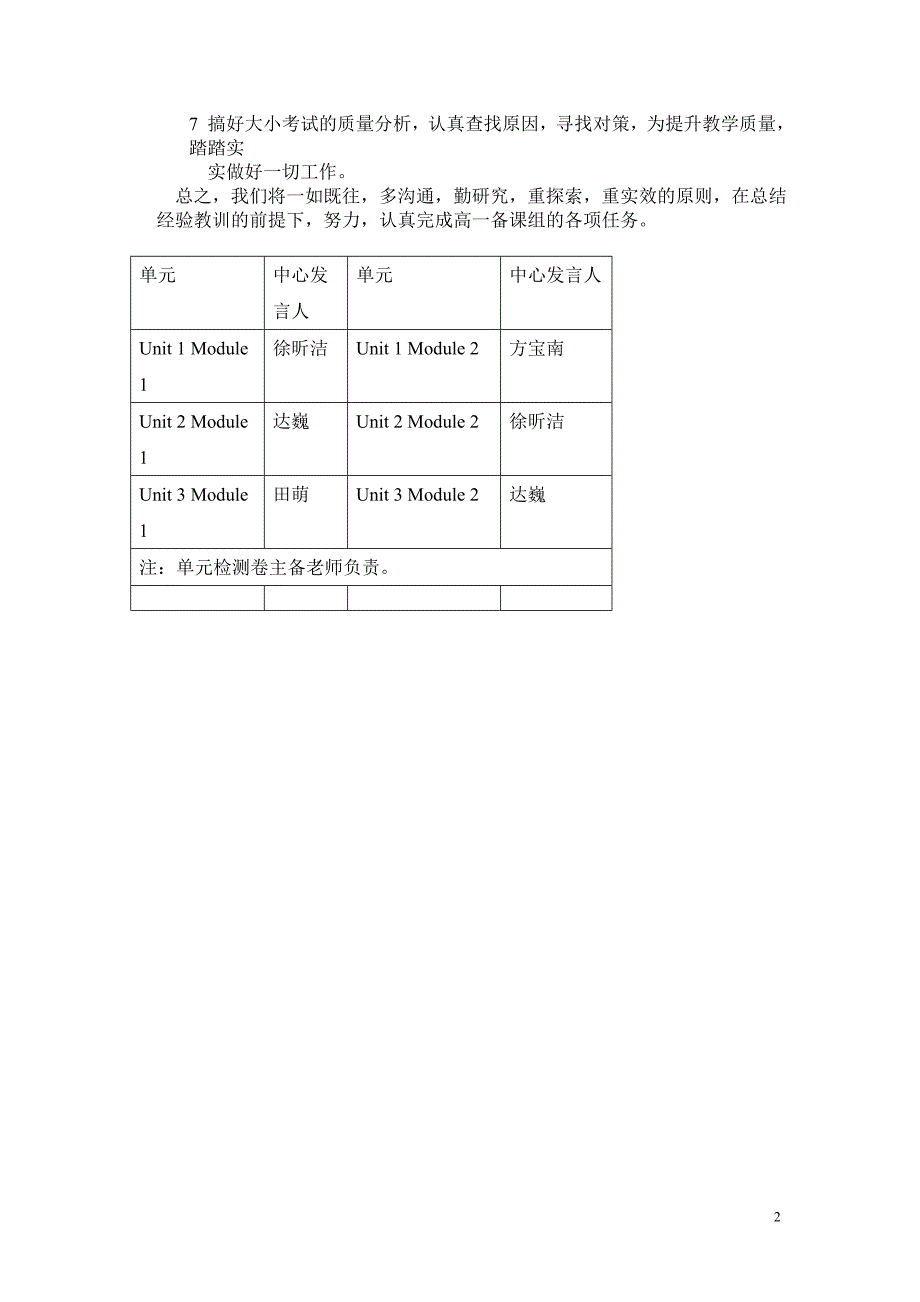 高一英语备课组计划_第2页