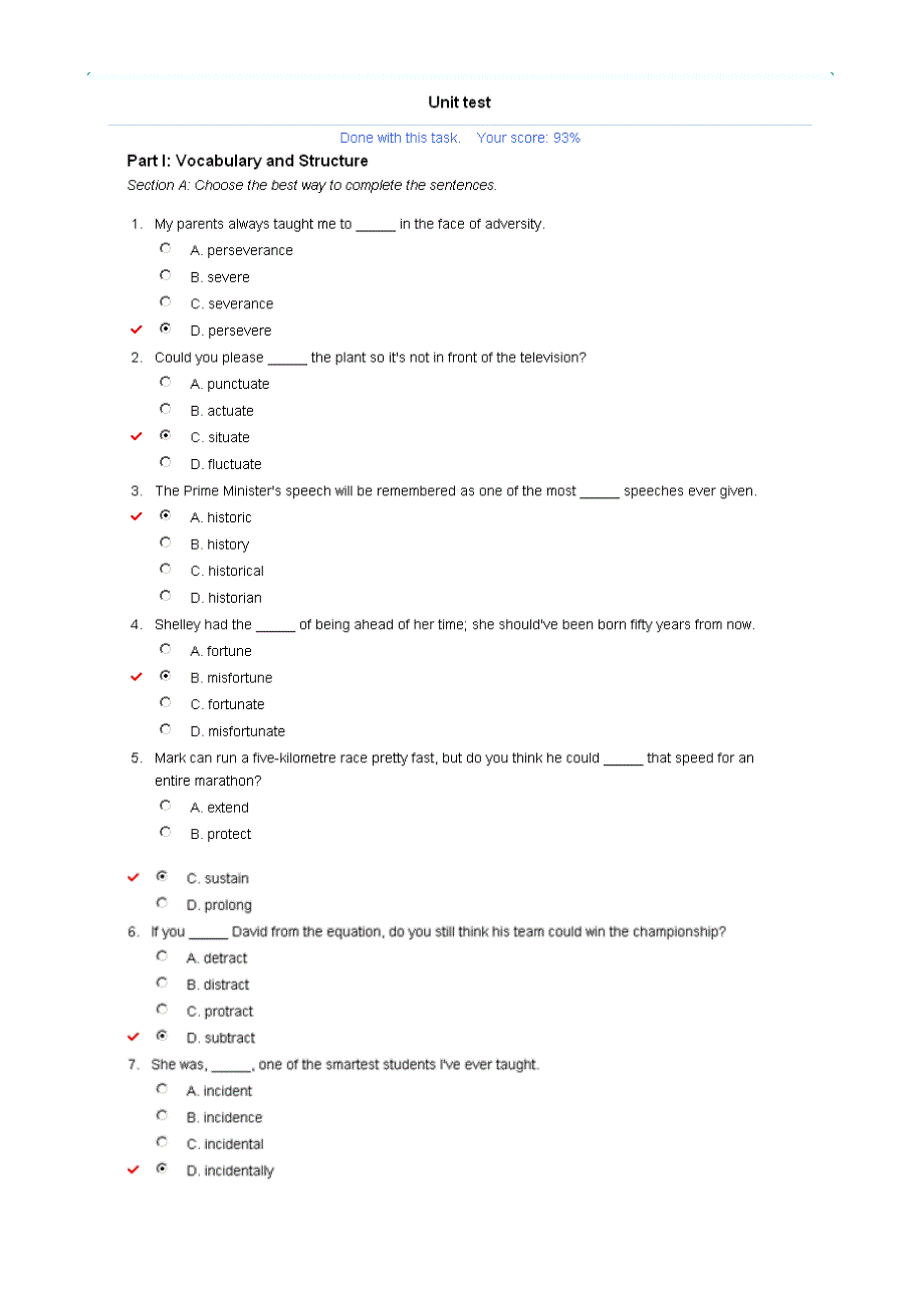 新标准大学英语综合教程3 unit test7_第1页