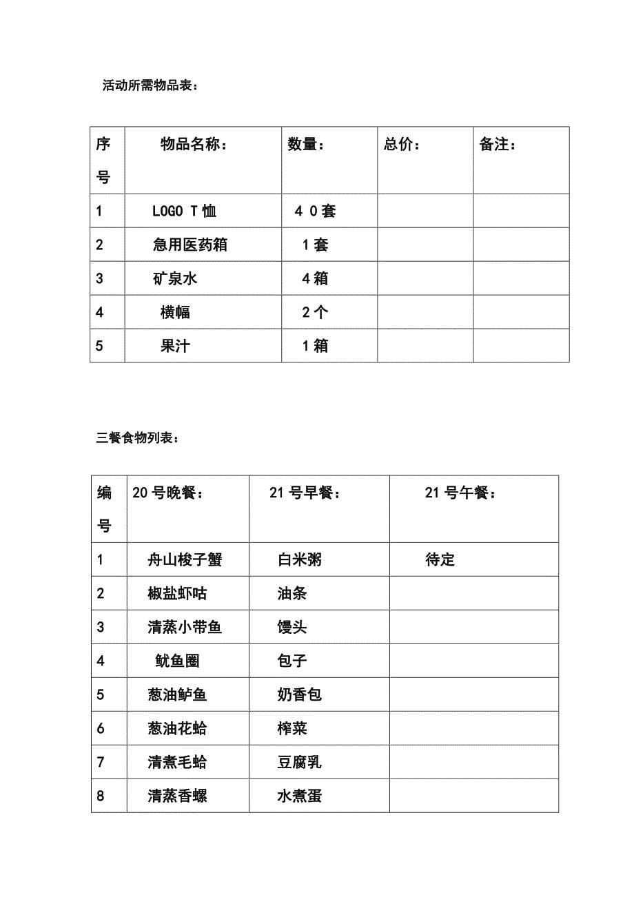 斯奇沙画教育”海鸥计划“亲子游策划方案_第5页