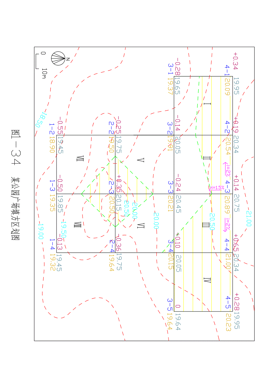 方格网土方量计算方法（cad）8_第1页