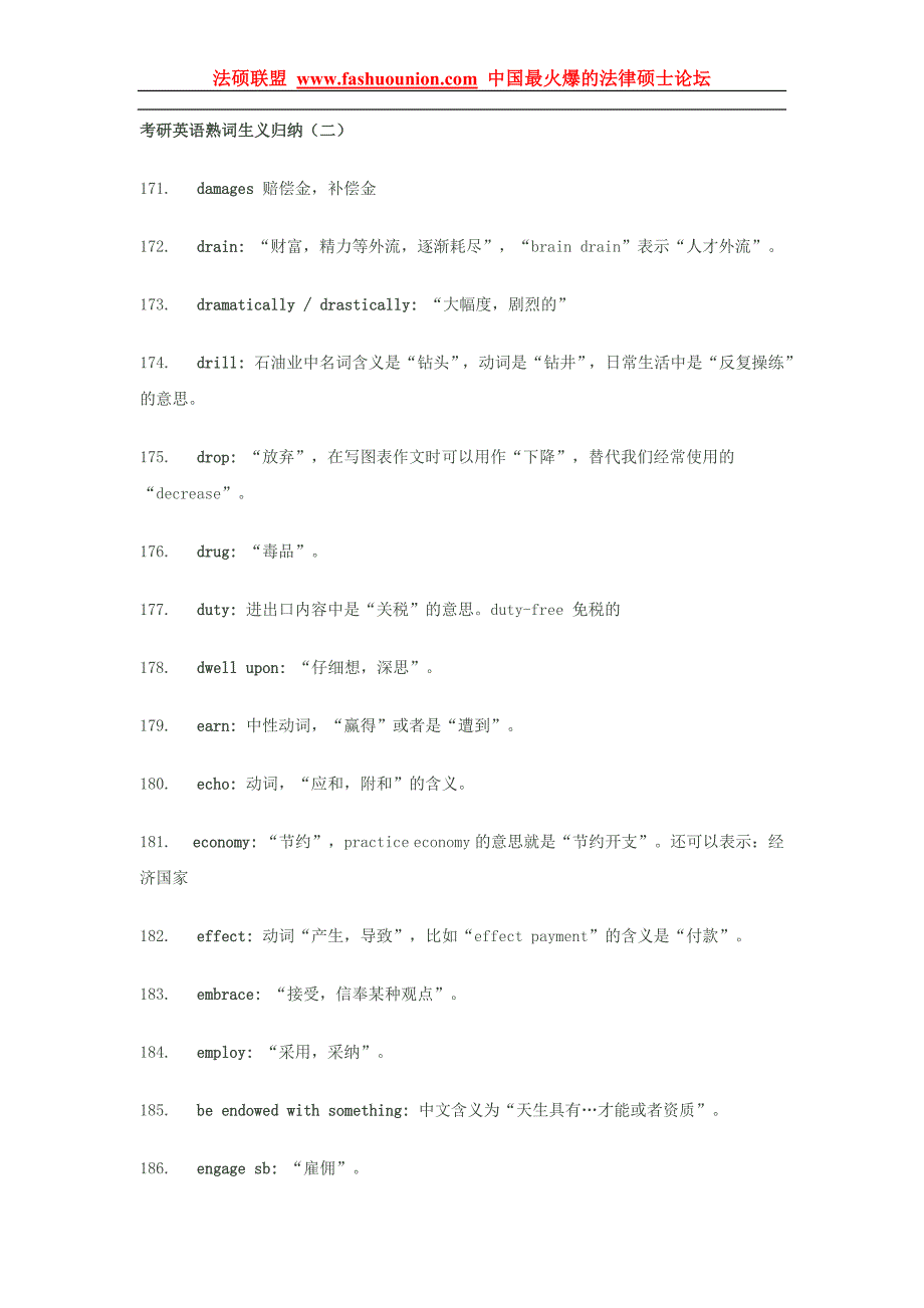 考研英语熟词生义归纳2_第1页