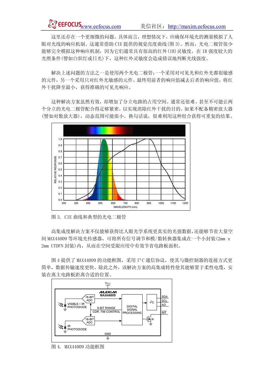 采用max44009环境光传感器,轻松控制lcd显示屏亮度_第2页