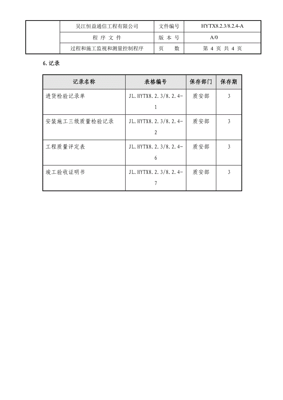 过程和施工监视和测量控制程序_第4页