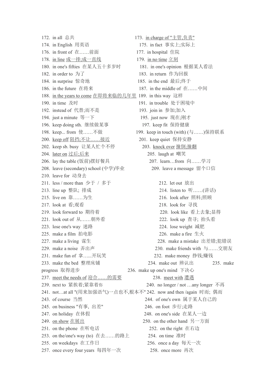 最新2013年中考英语词组_第3页