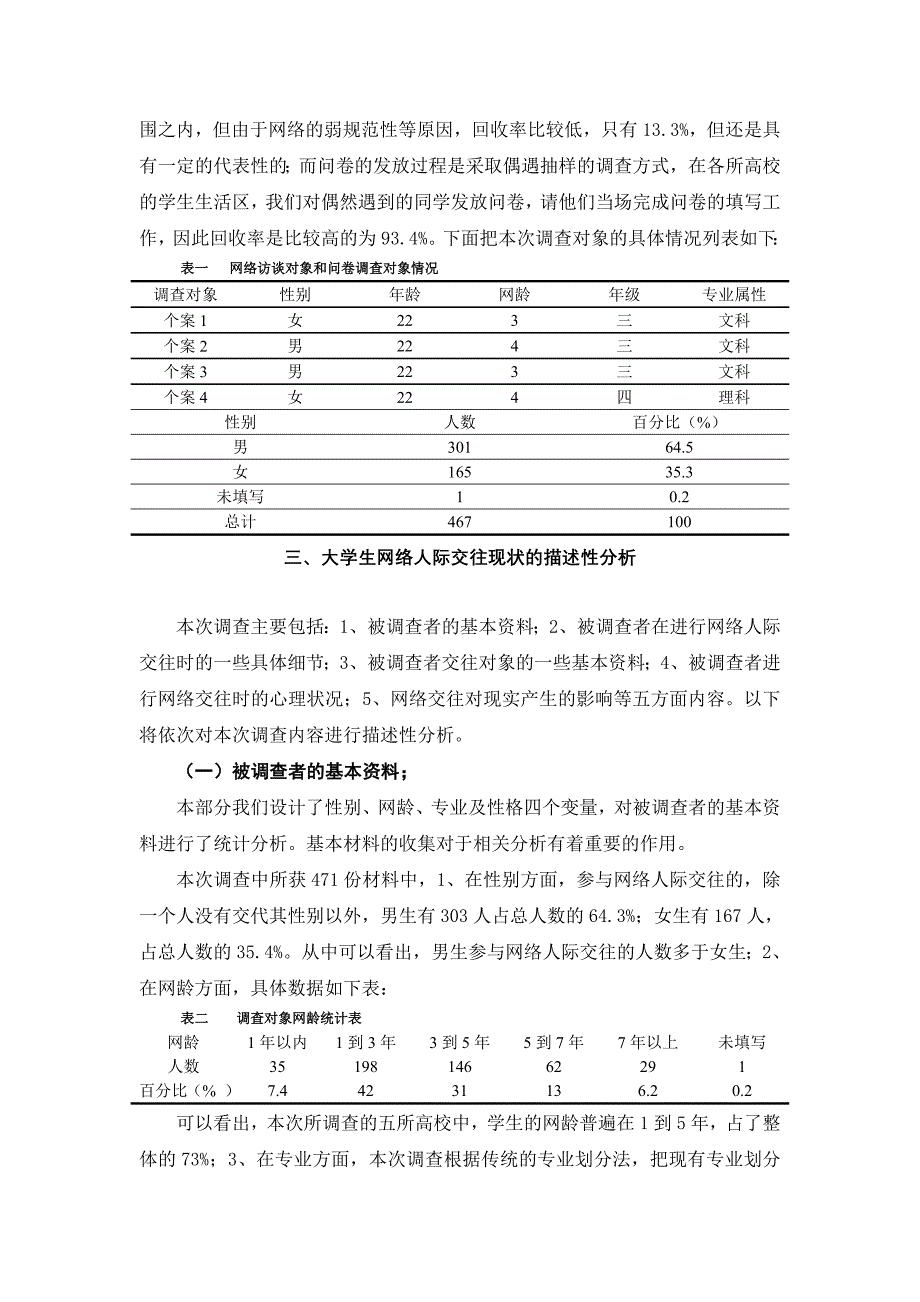 大学生网络人际交往现状调查报告_第2页