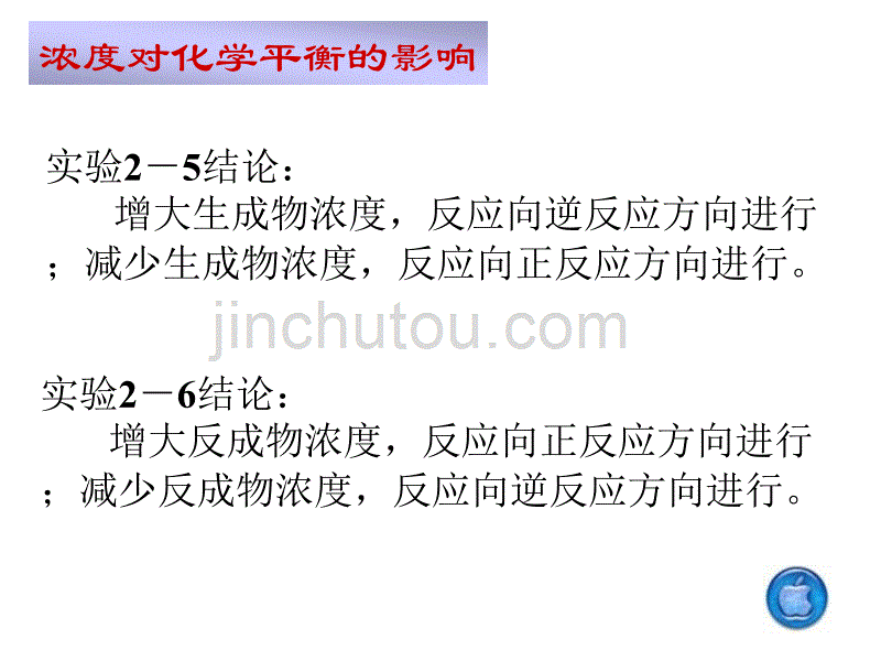 高二化学条件对平衡影响_第4页