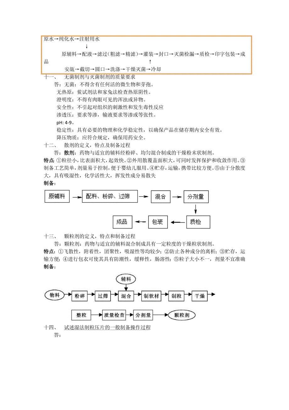 药剂学名词解释与简答_第5页