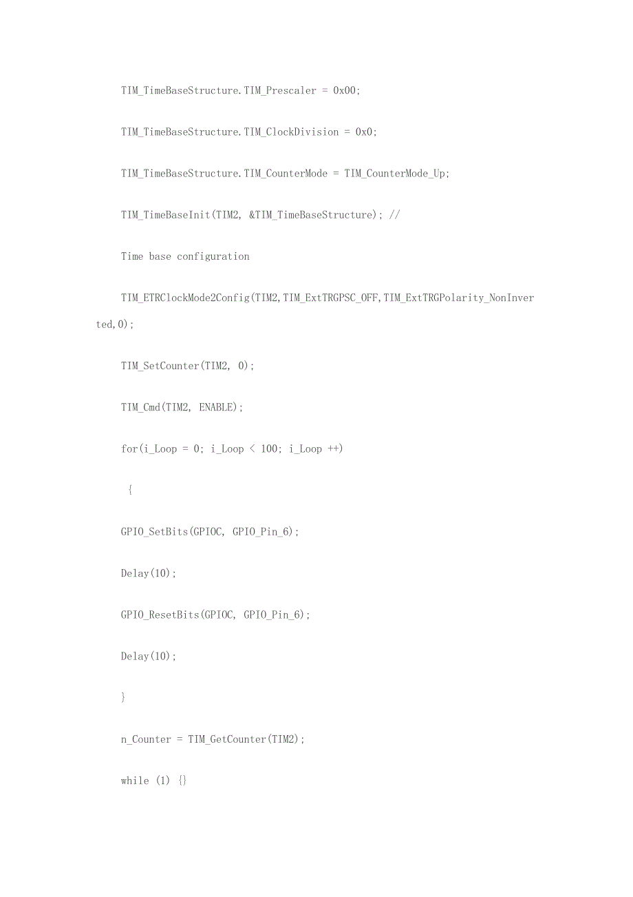 使用stm32的定时器进行输入脉冲的计数_第2页