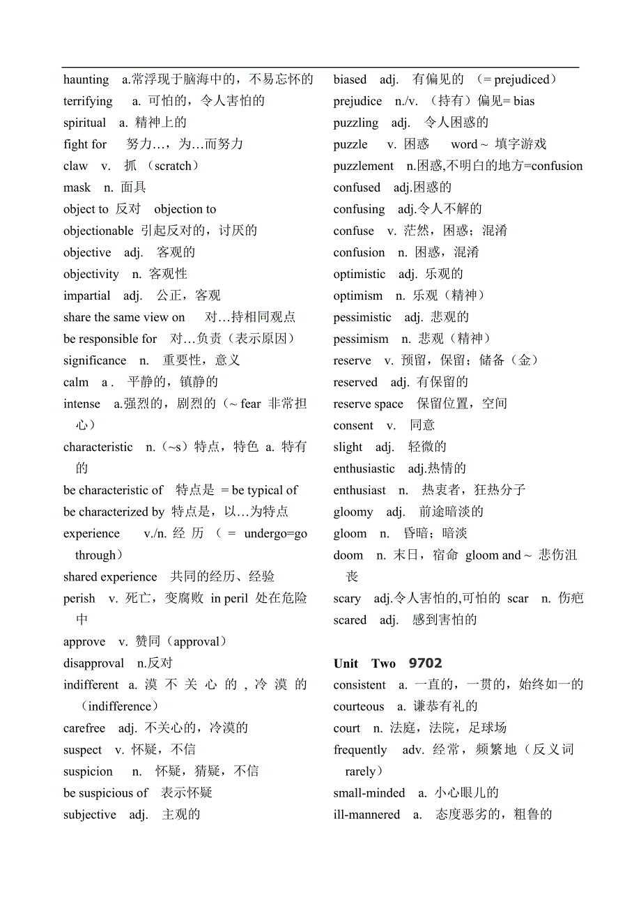 考研英语核心词汇必备_第3页