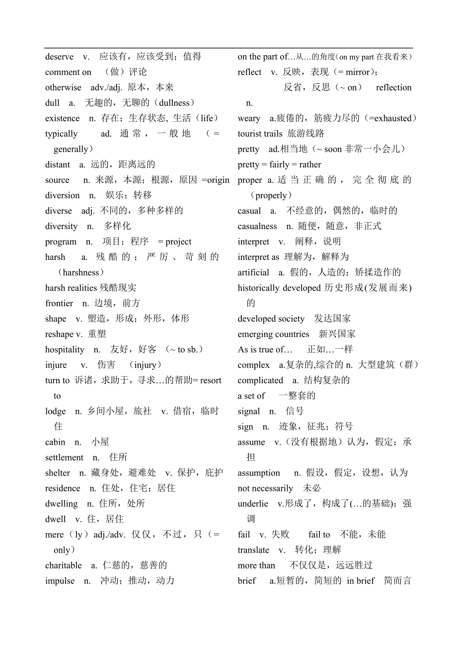 考研英语核心词汇必备_第4页