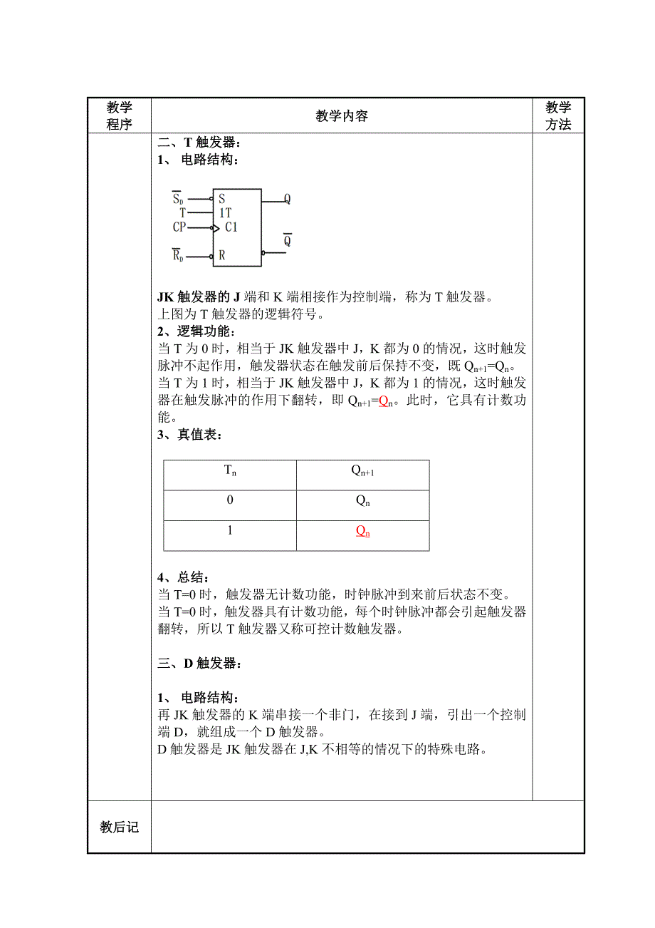 12、4几种逻辑功能不同的触发器_第3页