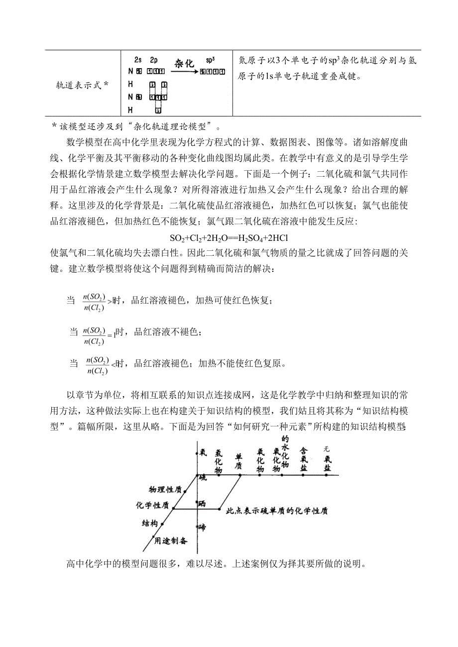 模型方法与高中化学教学《化学教育》_第5页