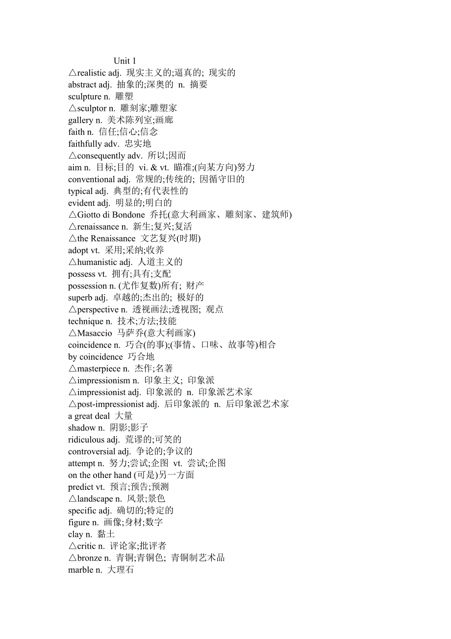 高中英语选修6单词表_第1页