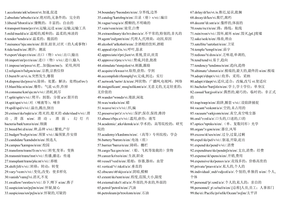 高考阅读常见的600个单词_第1页