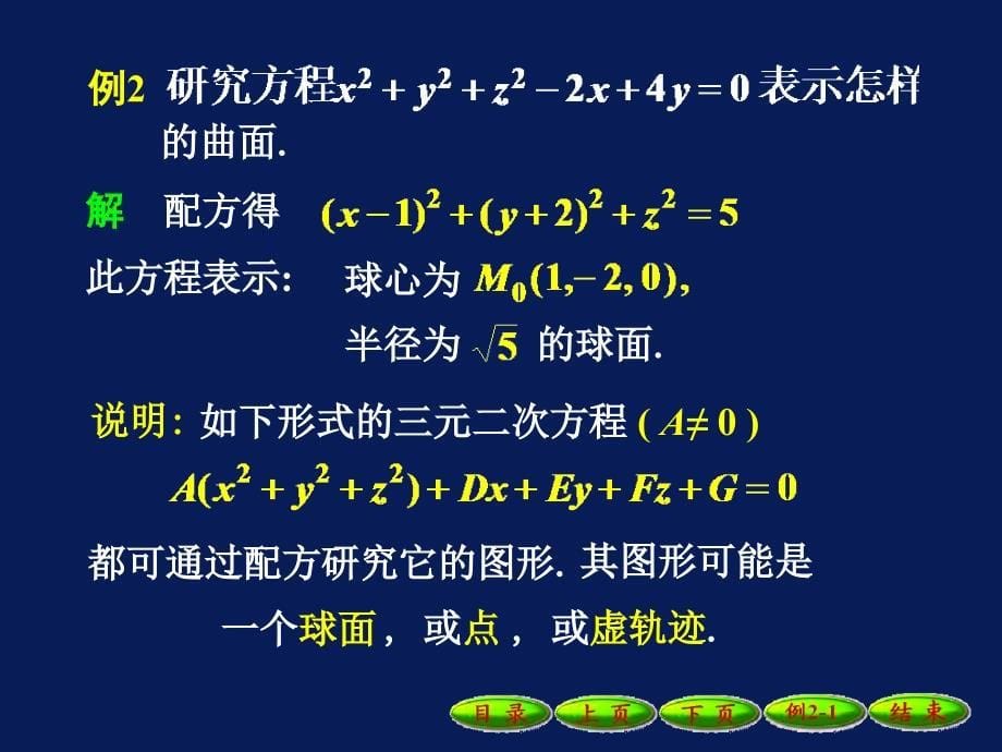 7-5曲面方程及其方程_第5页