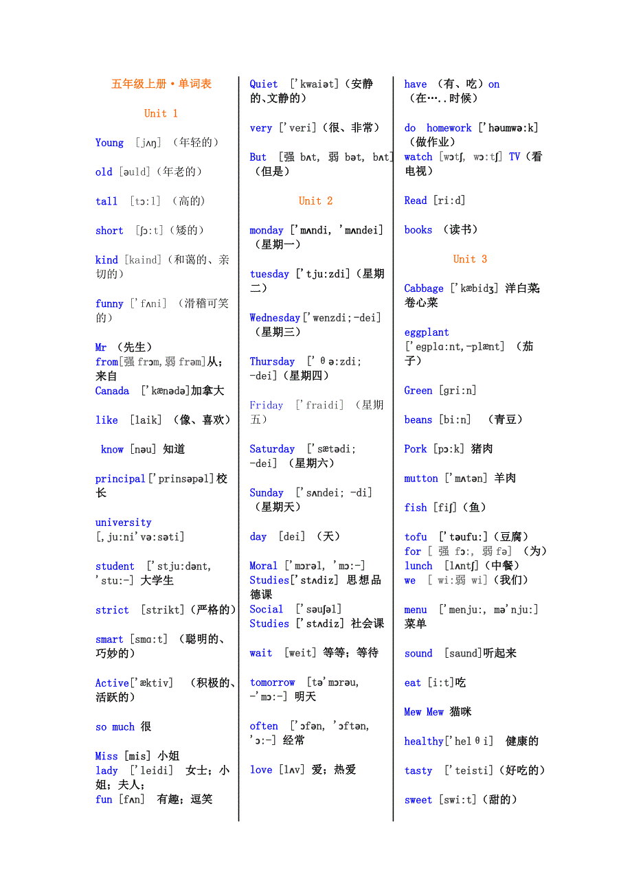 广州小学5、6年级英语单词_第1页