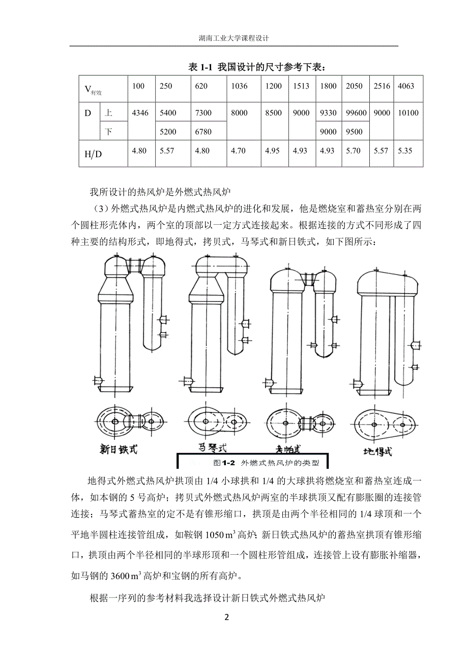 外燃式热风炉设计及CAD_第3页